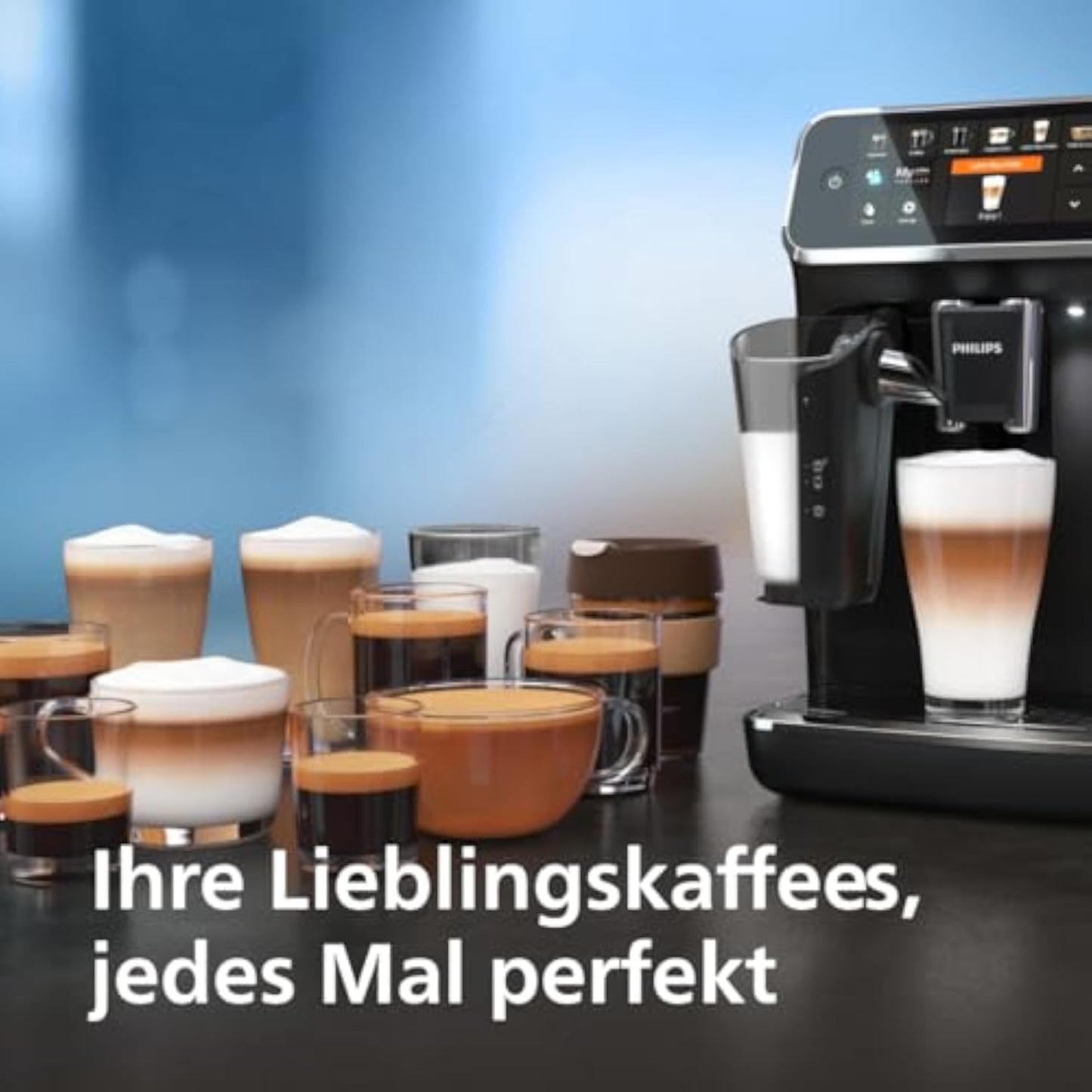 Philips Serie 5400 EP5441/50 Kaffeevollautomat, LatteGo, schwarz