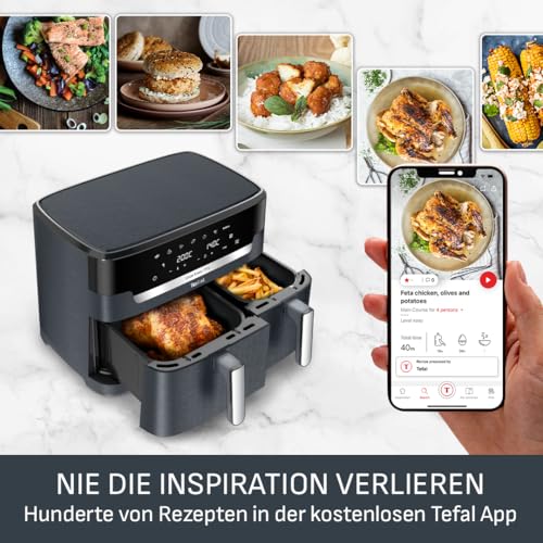 Tefal Easy Fry Dual EY942BE0 Heißluftfritteuse 11 L, 2 Kammern